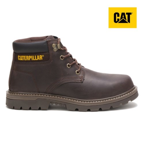 Pánské Pracovní Boty Caterpillar Outbase Steel Toe Káva (CZ-9QSB)